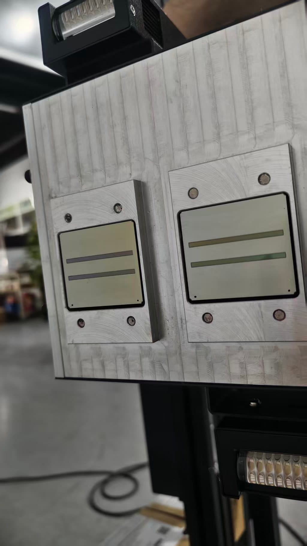 Test patch used to diagnose wall printing defects