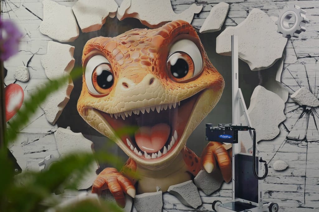 Test patch and layering workflow for textured 2.5D wall printing