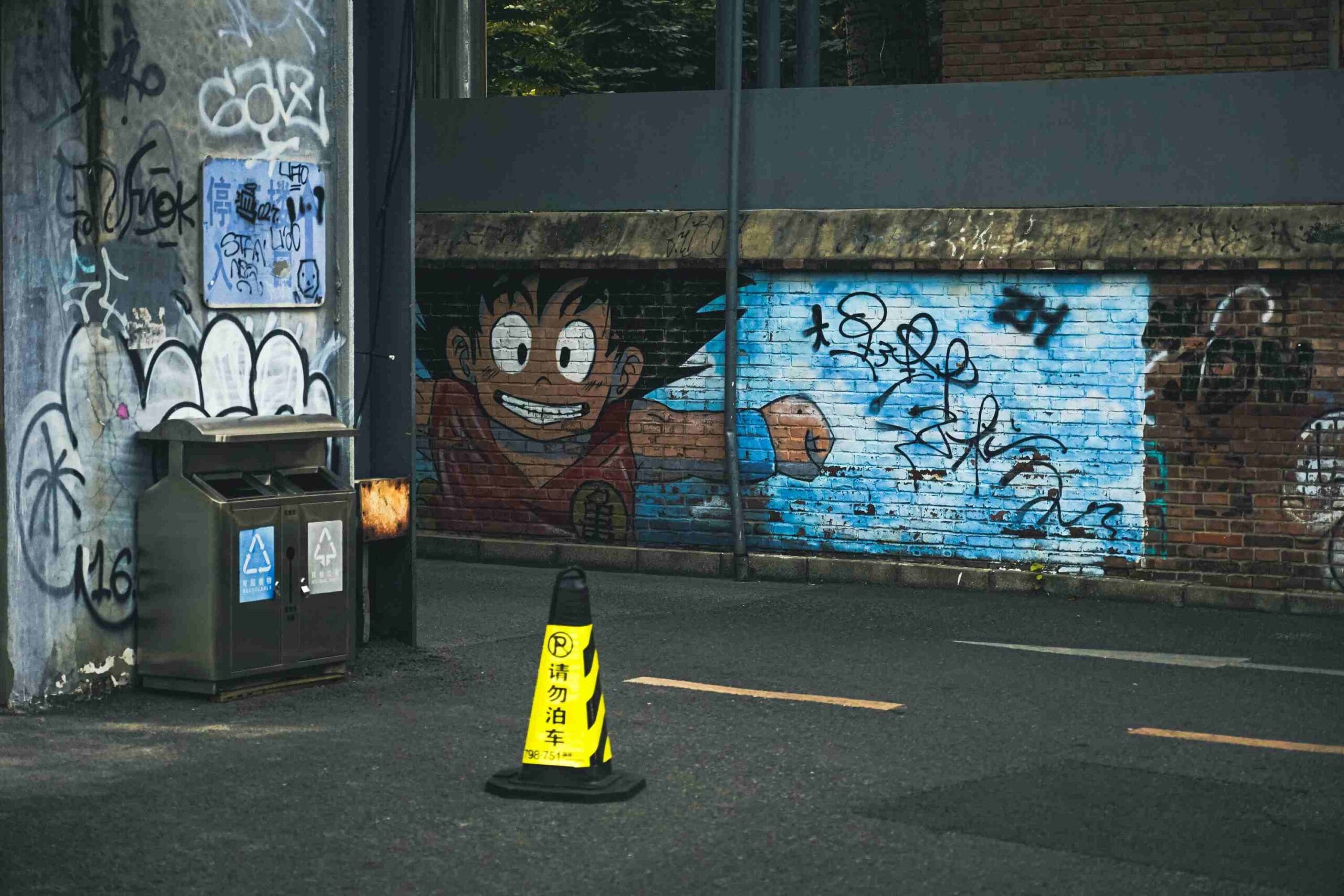 Outdoor wall printing on exterior surface with jobsite setup considerations