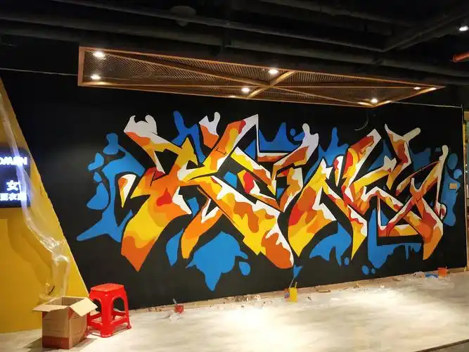 Hospital and school wall graphics: calming murals and wayfinding with repeatable placement