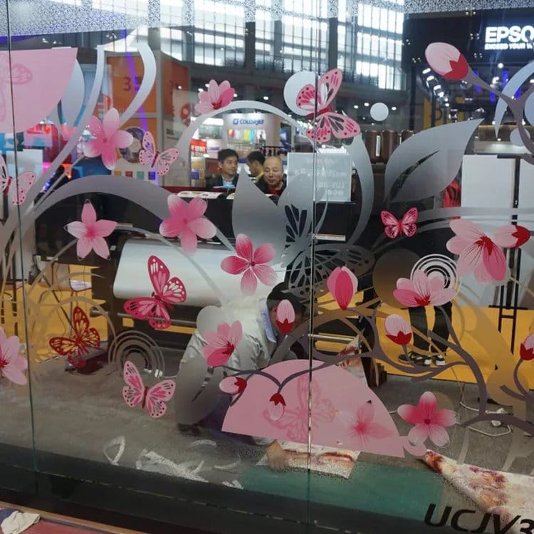 Degreasing and cleaning tile or glass surface before UV printing