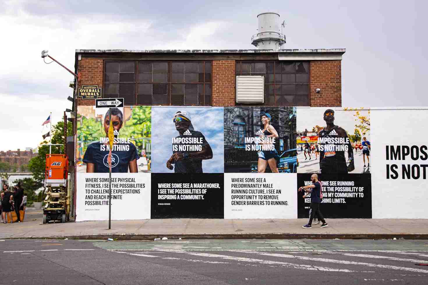 Commercial advertising wall printing applications